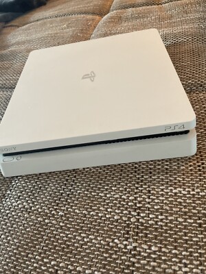  NEUE Sony PlayStation 4 Slim Spielekonsole - Glacier White