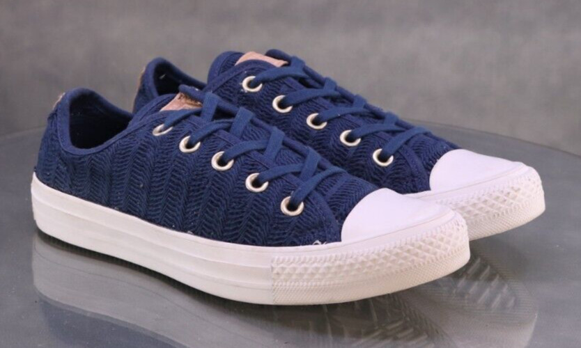 Converse Women's Knit Sneakers Shoes Size 6 Blue thumbnail 5