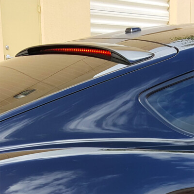 2013-16 Porsche Cayman 981 Tesoro Rear Roof Glass Spoiler PAINTED M8Y MOHONAGANY