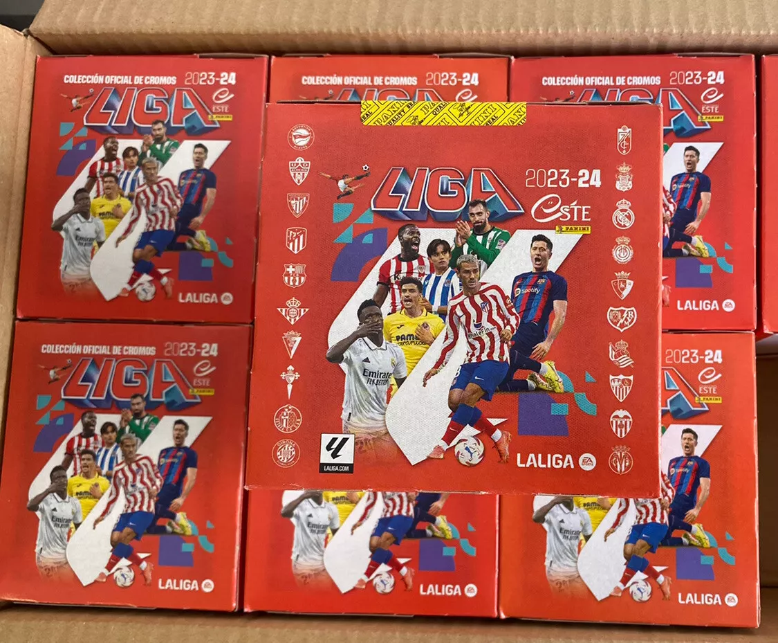 💥 2023-24 SEALED BOX 50 sobres / packets LA LIGA ESTE PANINI 💥 400  Stickers 