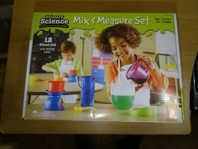 MIX & MEASURE SET PRIMÄRWISSENSCHAFT Alter 4+ Lernressourcen für Zuhause NEU IM KARTON