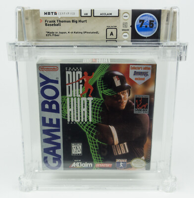 Nintendo Game Boy *Frank Thomas Big Hurt Baseball*Sealed WATA 7.5 A no VGA Pop 1