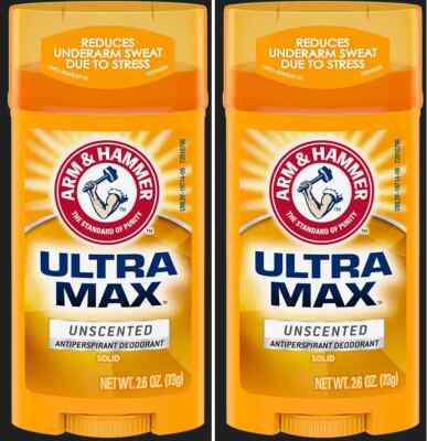 ARM & HAMMER ULTRAMAX Anti-Perspirant Deodorant Invisible Solid Unscented 2.60