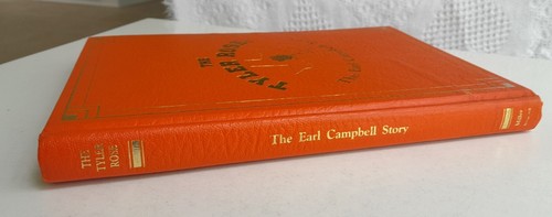 SIGNED Tyler Rose: Earl Campbell Story, P. Miller 1997 HC Horns Oilers football - Picture 3 of 16