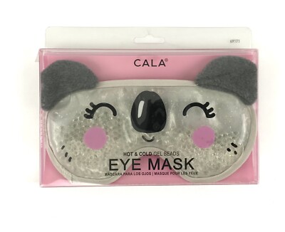 Koala CALA Spa Solutions Hot/Cold Gel Beads Facial Eye Mask, Microwave & Freezer