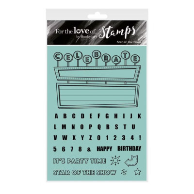 Hunkydory For the Love of Stamps - Star of the Show A6 Stempelset NEU