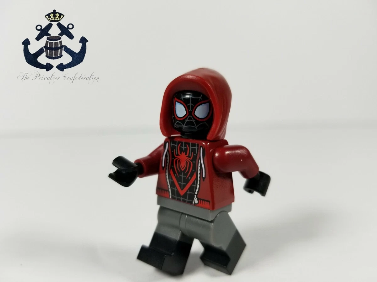 Lego Minifigure Marvel Comics Spider Man Miles Morales Dark