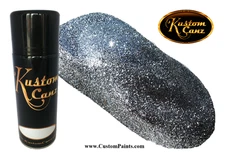Kustom Canz 12oz Aerosol Can SILVER METAL FLAKE SMALL (004 HEX) Custom, HOK, 