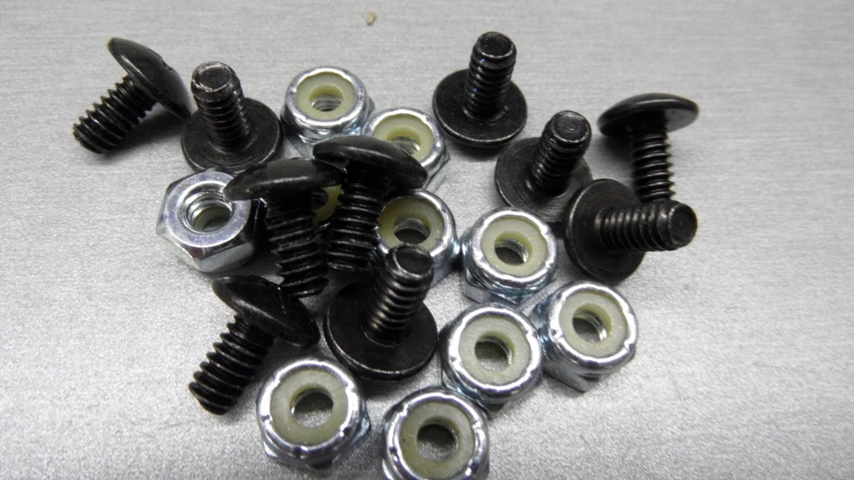 NOS JEEP CJ & YJ WRANGLER 硬件套件 适用于软门桨把手 (10 件) — 第 4/4 张图片