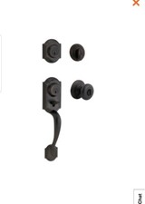 KwiksetMontara Venetian Bronze Single Cylinder Door Handleset with Juno Entry