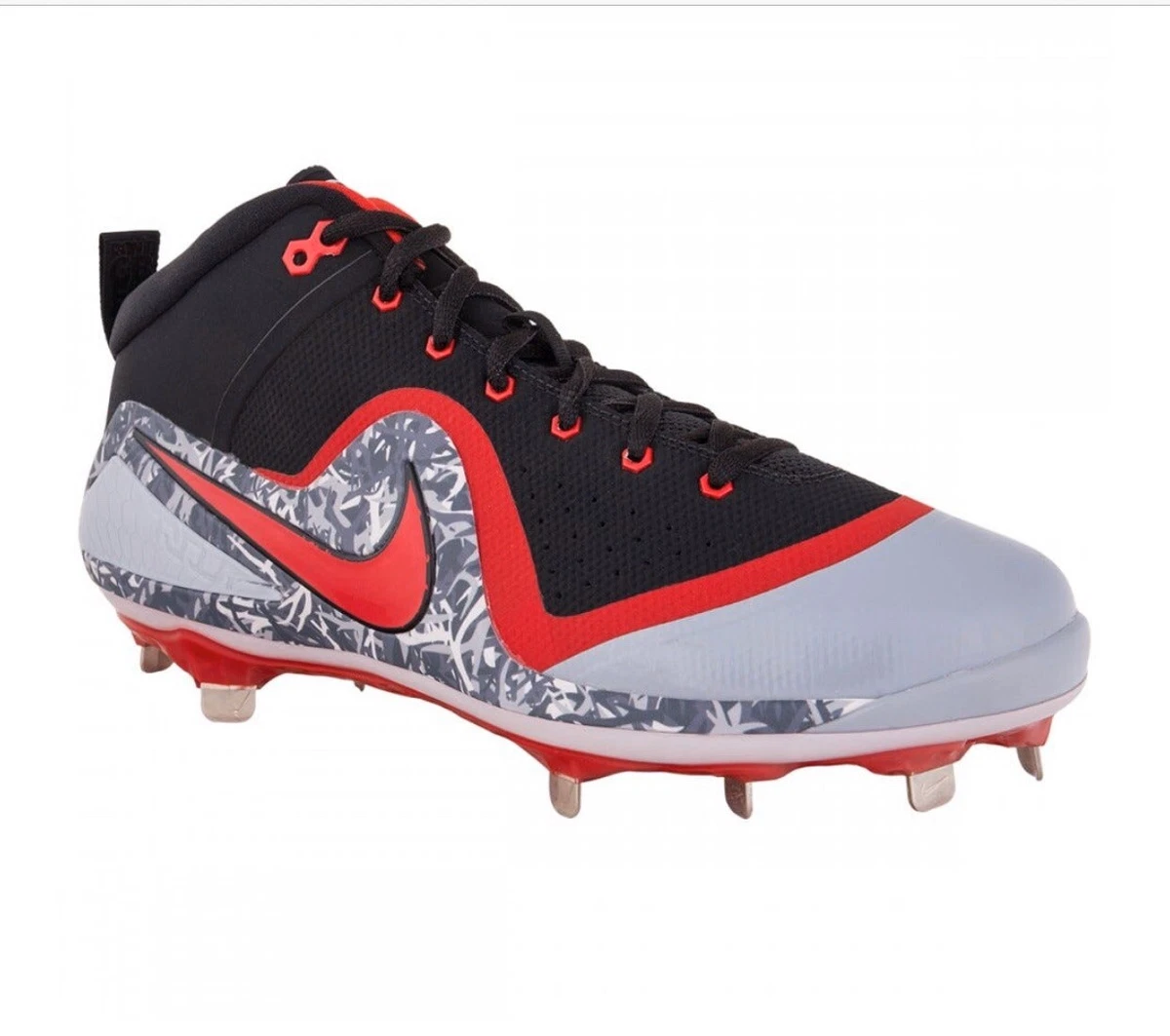 Nike men's force zoom trout 4 mid metal sales baseball cleats