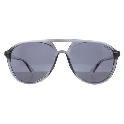 Polaroid PLD 4162/S 09V C3 grau blau blau polarisierte Sonnenbrille