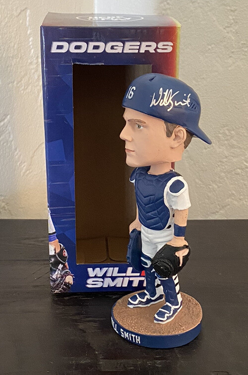 Will Smith Autographed Signed Los Angeles Dodgers Bobblehead Holo Auth 