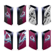 OFFICIAL NHL COLORADO AVALANCHE VINYL SKIN FOR SONY PS5 DIGITAL EDITION CONSOLE