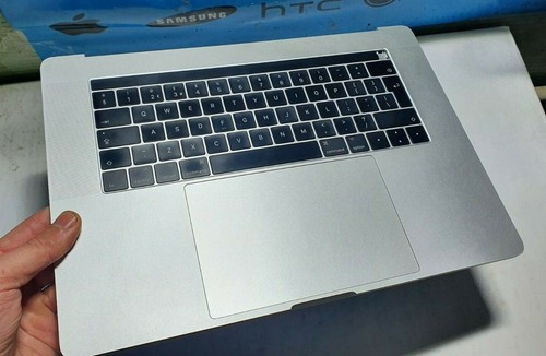 MacBook Pro A1707 15" 2016 2017 Palmrest Case Battery Keyboard Trackpad Silver - Picture 2 of 10