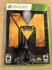 Metro: Last Light (Microsoft Xbox 360, 2013) CiB With Manual Tested Video Game