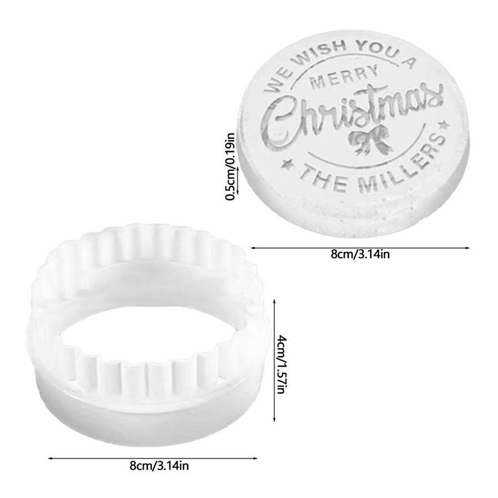 Acrylic Christmas Cookie Stamps Make Your Baking Truly Unique and