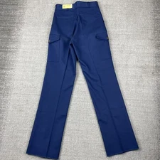 VINTAGE Boy Scouts Pants Youth 18 Blue Official Uniform Unhemmed