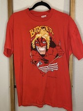 Vintage 1988 Badger Comics Stedman Made in USA Single Stitch Hero Shirt
