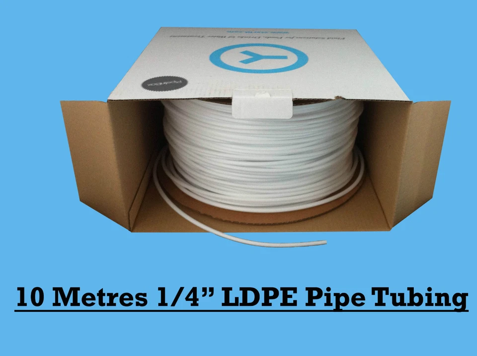 Tubo acqua frigorifero congelatore 1/4" adatto a Samsung, LG, Daewoo, AEG, Bosch