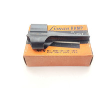 One 1 Vintage Lyman .640 Front Sight Ramp Collar Wbox Hood