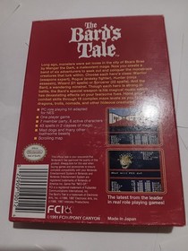 The Bard's Tale (NES FCI, 1987) Close To Near Mint VGC Check the Pics!