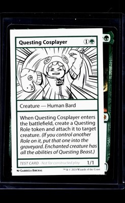 2024 MTG Magic the Gathering Mystery Booster 2 Playtest Cards Questing Cosplayer