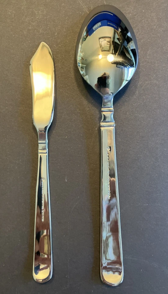 "Cuchara para servir ZWILLING JA Henckels EARL BRILLANTE 18/10 8,25"" y cuchillo para mantequilla" Foto 3 de 4