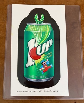 1/1 Wacky Packages FINAL CARD ART PAINTING 1-Up Nintendo! Garbage Pail Kids GPK