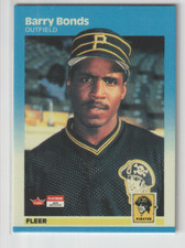 2001 Fleer Platinum 20th Ann Reprints Barry Bonds #9 1987 Fleer Rookie Card #604. rookie card picture