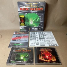 Command & Conquer Red Alert (PC, 1997) Westwood PC Big Box Game w/ counterstrike
