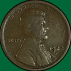 1922-D Lincoln Wheat Cent Fine F Coin #34284