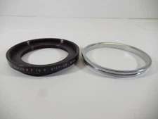 TIFFEN SERIES 7 TO 8 SCREW-ON STEP-UP LENS ADAPTER & RETAINER RING