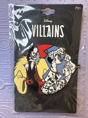 Disney Villains Cruella De Vil Pin 101 Dalmatians Puppies Neon Tuesday