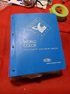 2000-2006 Dupont Complete Set Ext Paint Chips/Charts W/Binder Inc Int Trim Codes