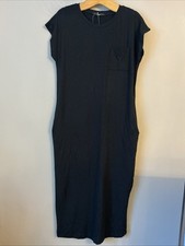 New George Black T-shirt Midi Dress - Size 8-10-12