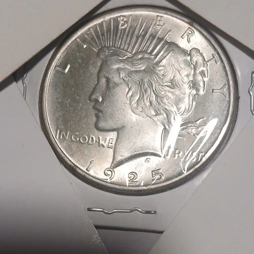 1925 Peace Dollar $1 Silver Coin Circulated Business Strike 0.9 Fineness