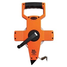 Keson OTR181050 Open Reel Fiberglass Tape Measure Reel with Double Hook Graduat