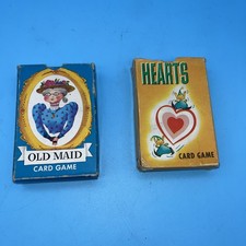VTG Whitman Old Maid Card Game 3009 Circus Edition  Hearts 1951 Game