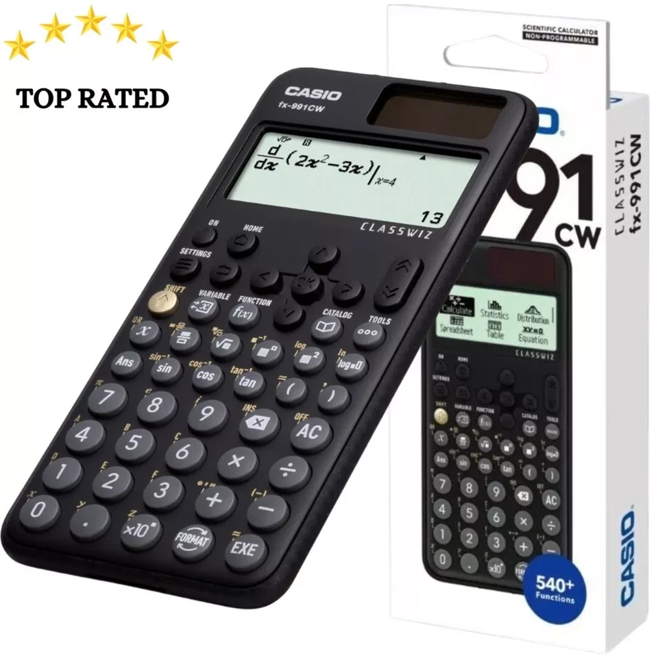 Casio✅FX-991CW Advanced Scientific Calculator  A/AS Level Maths 540+ Funcs - Image 3 of 4