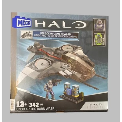 Mega Bloks Construx Halo HXL04 UNSC Arctic Burn Wasp Building Block Model