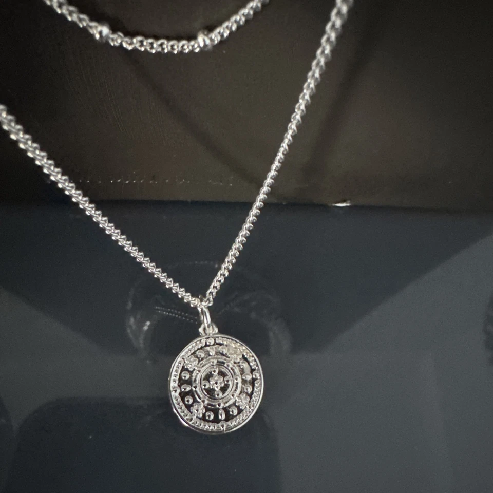 Mint Velvet Layered Silver Necklace - Image 2 of 3