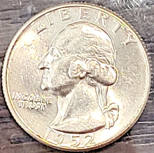 1952-P U.S. WASHINGTON QUARTER IN BU