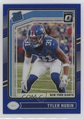 2024 Panini Donruss Optic Rated Blue Prizm /199 Tyler Nubin #296 Rookie RC 1k9t