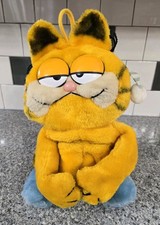 Garfield Dakin 1981 Jim Davis Vintage 80 s Toon Plush Stuffed Zipper Pajama Bag