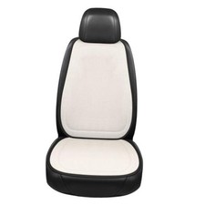 Linen Car Seat Covers, Breathable Linen Auto Seat Protector Full Set Beige