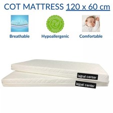 Materasso letto culla, anallergico traspirante 120x60cm copriletto trapuntato