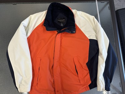 Vintage Preswick & Moore Orange, Blue, White Coat Size X Large