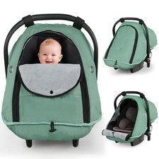 Winter Car Seat Cover Baby,Waterproof Carseat Covers Baby Boy Green