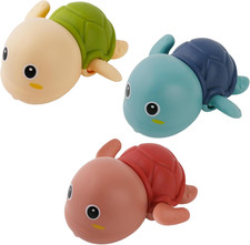 Bath Toys, Bath Toys for Kids Ages 1-3, Swimming Turtle Wind up Set, Water Play